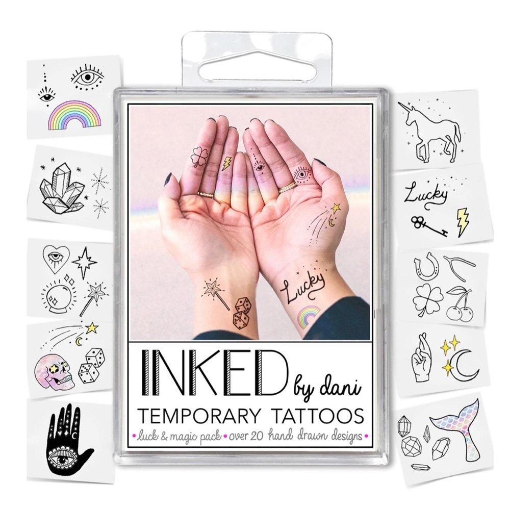INKED by dani Temporary Tattoos